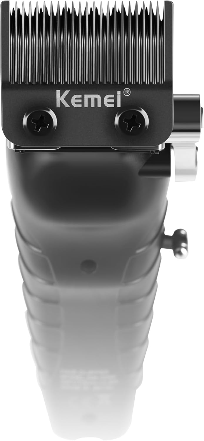 KEMEI 2290 Professional Hair Clippers for Men Cord/Cordless Hair Cutting Kits, Hair & Beard Trimmer, T Blade Barber Clipper with LED Display & USB Rechargeable, Black