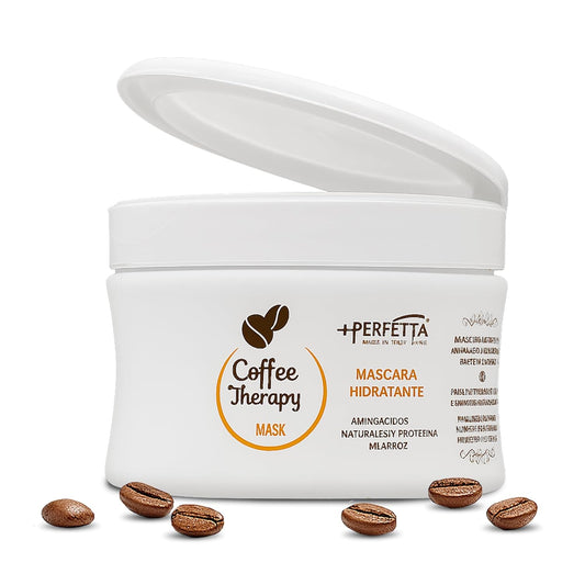 Hydrating Hair Mask - Coffee Therapy Deep Conditioning Hair Repair Treatment with Rice Protein, Natural Amino Acids & Caffeine | Restores Softness & Strength for Dry and Damaged Hair