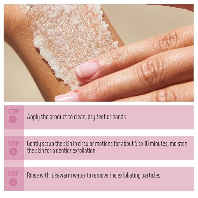 Hand & Foot Exfoliating Scrub, Hydrated, Fresh and Nourished Skin, Restores Softness to Hands and Feet, Infused with Natural Oils and Watermelon 8.45 fl. Oz.