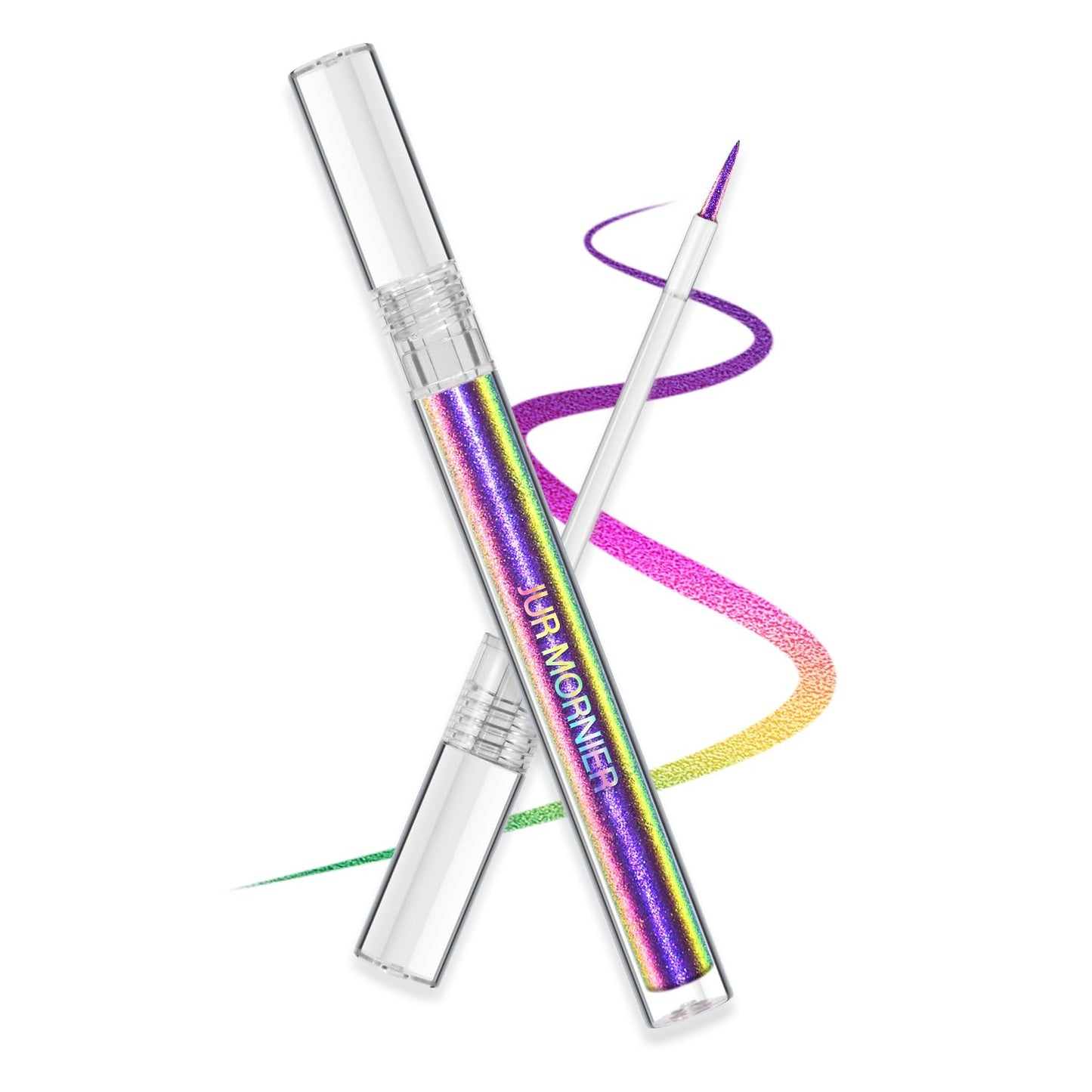 Multichrome Liquid Eyeshadow,Chameleon Eyeliner Colorful Eye Freckle Pen,Metallic Holographic Waterproof Long Lasting Smooth High Pigment Eyeshadow Highlighter Halloween Party Makeup(#603)