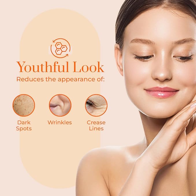 Vitamin C & Collagen Daily Face Moisturizer - Dermatologist Tested, Moisturizing & Firming, Anti-Aging, Cruelty-Free Korean Skincare, All Skin Types - 1.69 oz