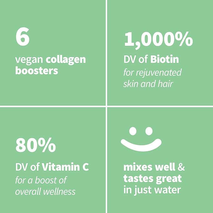 Sprout Living, Colorfuel Beauty Powder Drink Mix, Organic Superfoods + Adaptogens | Hair, Skin & Nails Support, Vegan Collagen Boost, Biotin, Silica, Vitamin C, Super Berry Flavor (25 Servings)