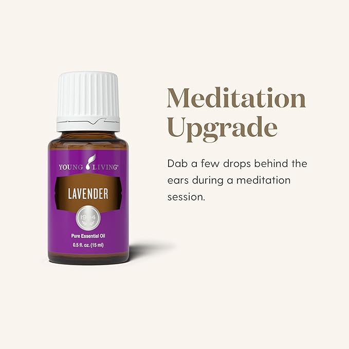 Young Living Lavender Essential Oil | 15ml | Relaxing Aromatic Blend | 100% Pure Essential Oil for Diffuser & Topical Use | Ideal for Home Fragrance