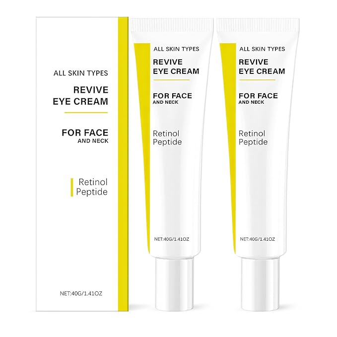 2PCS Revive Eye Cream,Revive Eye Cream For Neck, Reduces Wrinkles Firming & Hydrating Cream for All Skin Types
