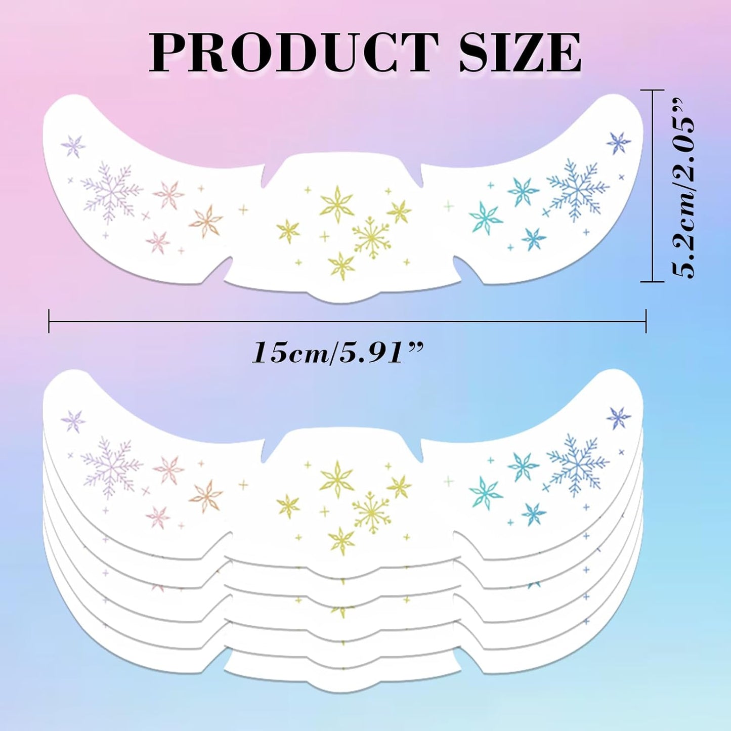 Temporary Tattoos Adult: Glitter Freckles & Star Face | Body Glitters with Face Glitter for Women Girls - Country Concerts Festival Rave Accessories (snowflakes)