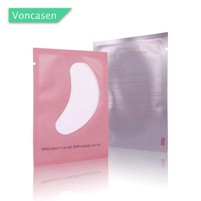 100 Pairs Set Gel pads for eyelash extensions, Comfy and Cool Under Eye Pads for Eyelash Extensions Eye Patches Beauty Tool