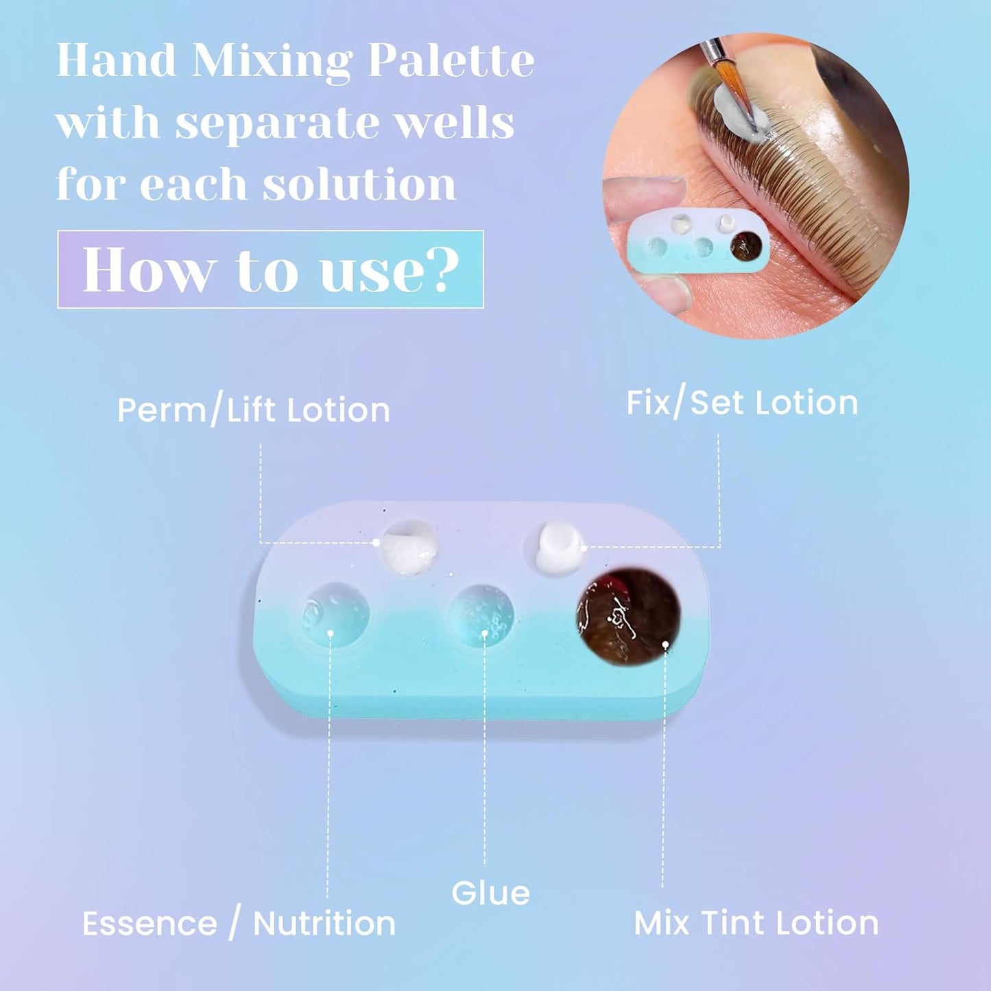 Lash Lift and Color Kit, Eyelash Perm with Lash Curls & Vibrant Black Color, Salon-Quality Results for Women Beginner Salon Use - with Lash Lift Balm