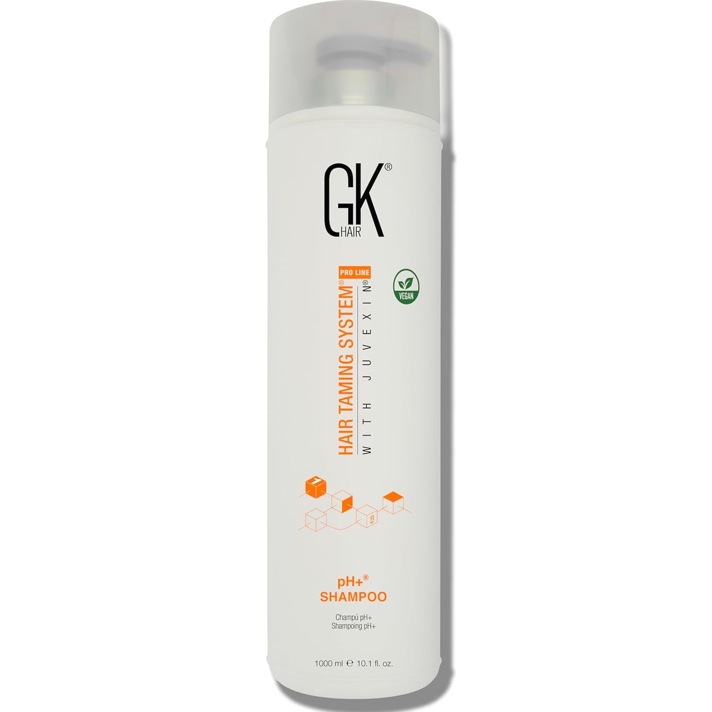 GK HAIR Global Keratin pH+ Pre-Treatment Clarifying Shampoo (33.8 Fl Oz/1000ml) For Preps Hair Deep Cleansing,Removes Impurities -With Aloe Vera, Vitamins & Natural Oils All Hair Types Men and Women
