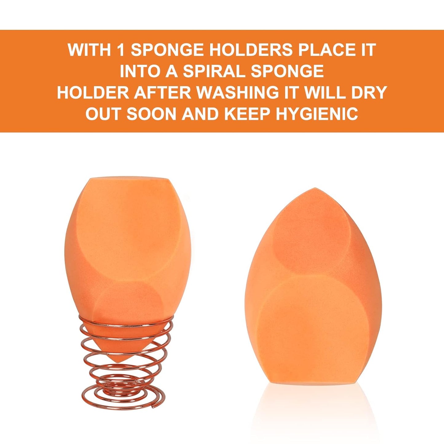 EXTRA LARGE XL Make Up Beauty Sponges Blender,11cm big Makeup beauty sponge -Jumbo Beauty Blenders give 1 Sponge Holder,for Dry & Wet Use,for Face,Body,Blush Cream, Foundation