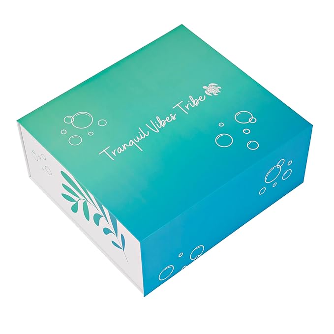 Birthday Bridesmaid Graduation 7 Piece Gift Set | Gifts for Women | Hand Picked Beautifully Packaged | Luxury Spa Gift Featuring Naples Soap Company | Tranquil Vibes Tribe™