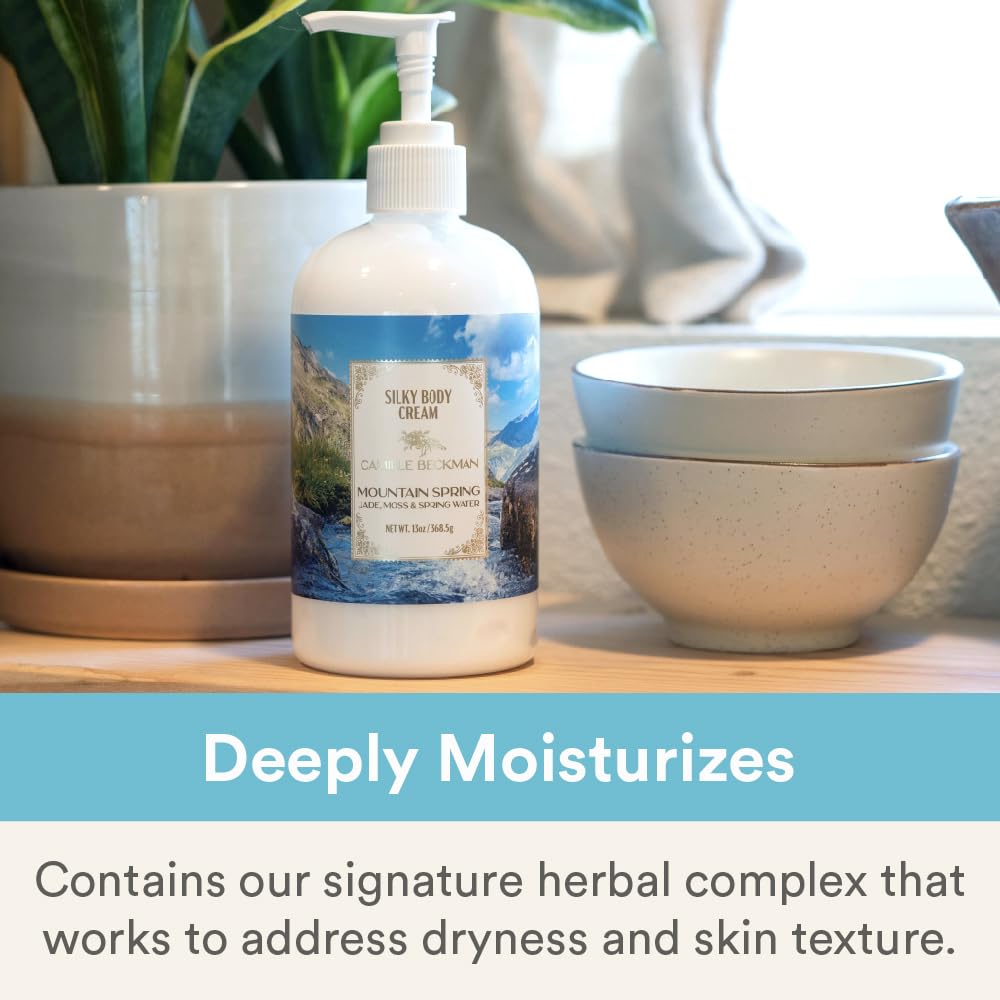 Camille Beckman Hand and Body Duet Set, Silky Body and Glycerine Hand Cream, Mountain Spring