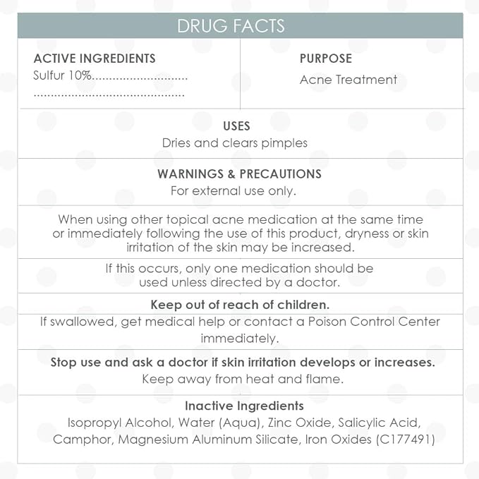 Bye Bye Blemish Acne Drying Lotion, On-the-Spot Pimple Treatment, Reduce Pimples Overnight, Beauty Skincare Essential - 1oz. (2-Pack)