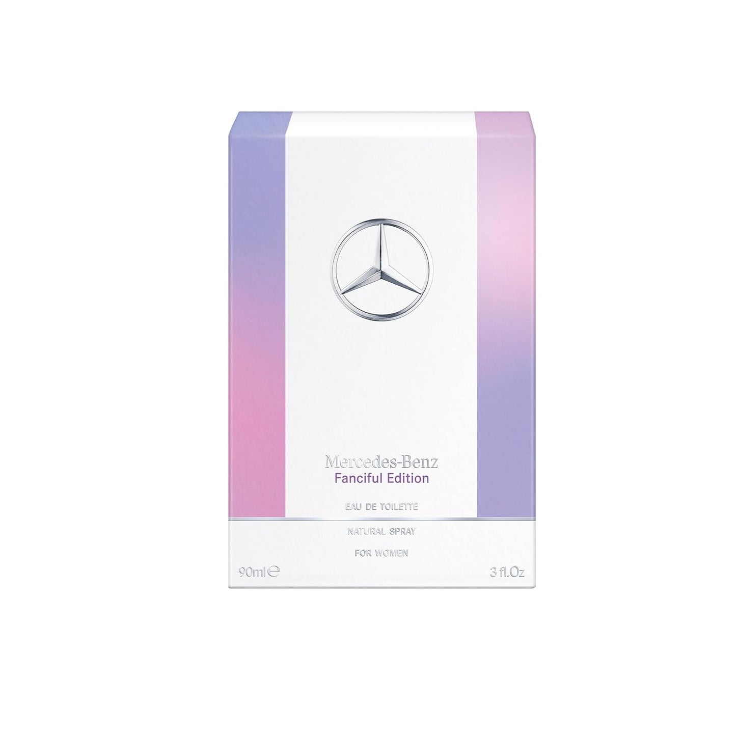 Mercedes Benz Fanciful Eau De Toilette Perfume Spray for Women - 3 Fl Oz - Parfum for Her - Citrus & Musky Scent - Luxury Long Lasting Fragrance with Notes of Mandarin, Rose & Amber wood