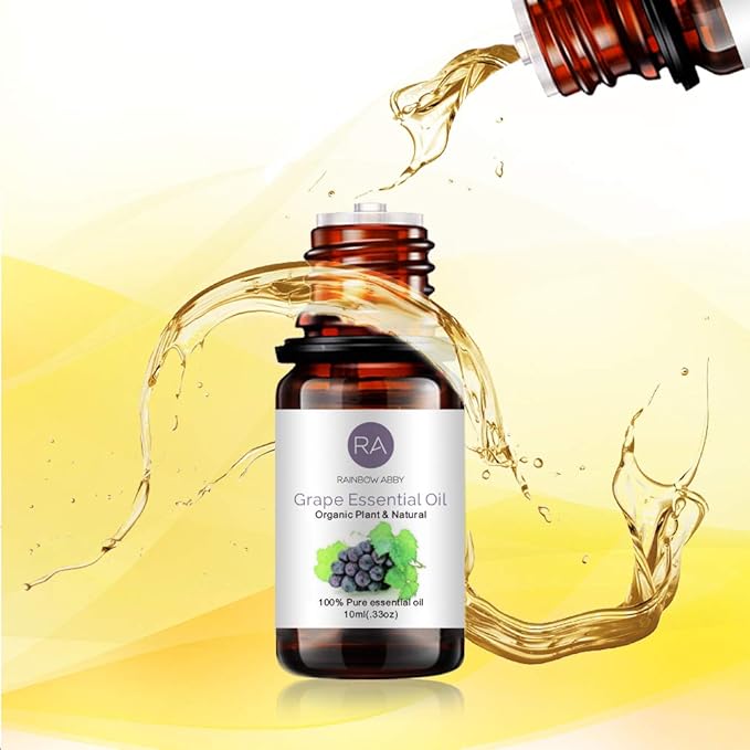 Grape Essential Oil 100% Pure Oganic Plant Natrual Flower Essential Oil for Diffuser Message Skin Care - 10ML