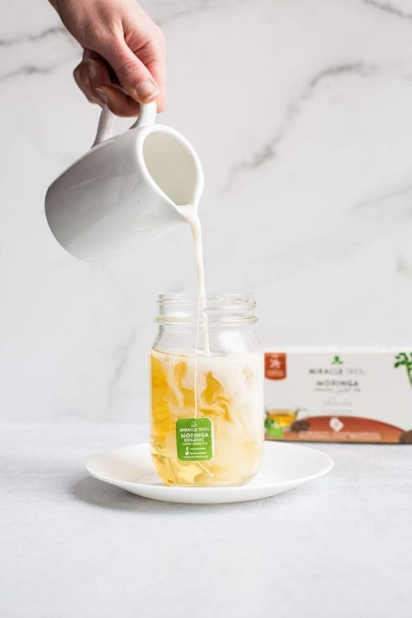 Miracle Tree - Organic Moringa Superfood Tea, 25 Individually Sealed Tea Bags, Rooibos (Keto, Detox, Energy & Immunity Booster, Vegan, Gluten-Free, Organic, Non-GMO, Caffeine-Free)