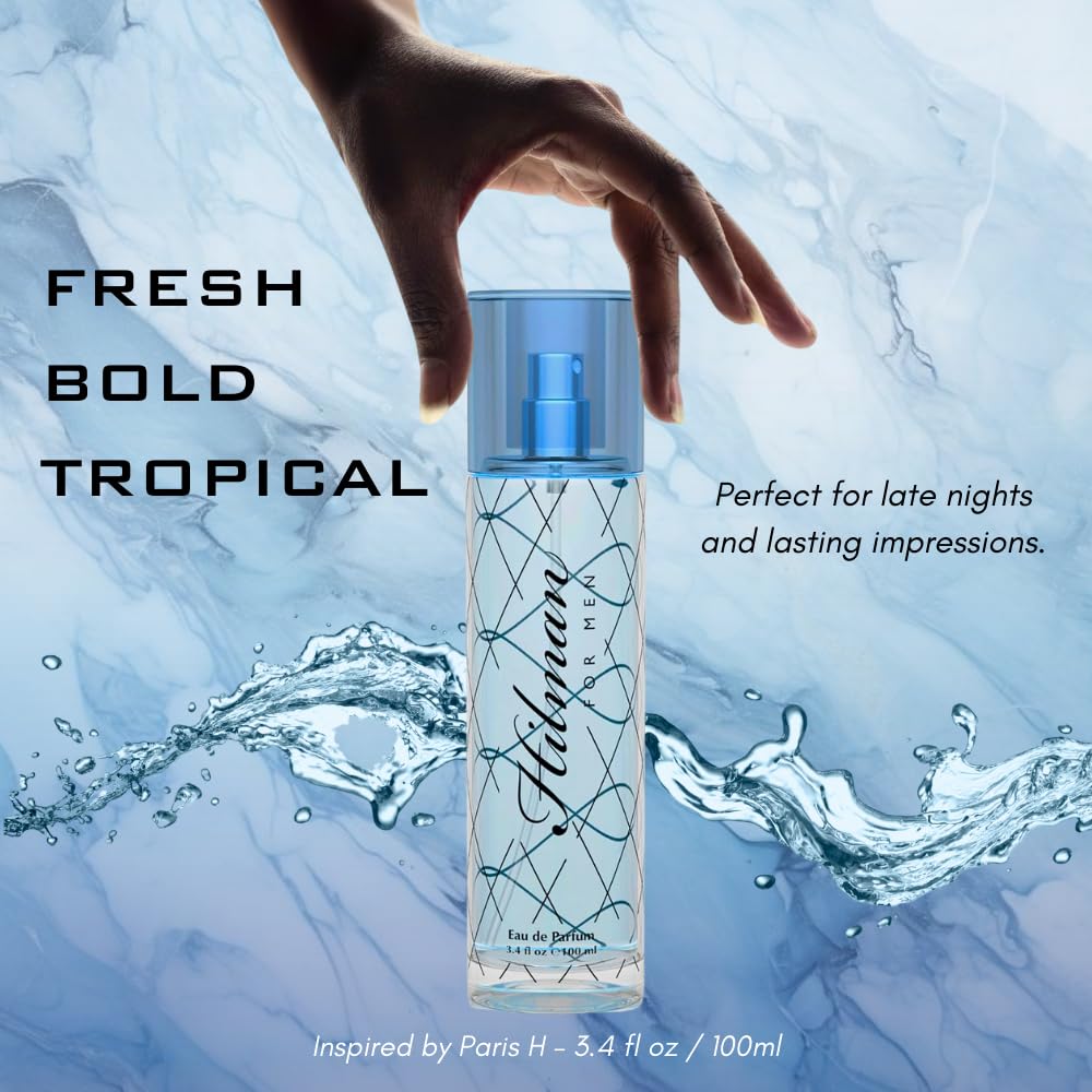 Perfume for Men – INSPIRED by A WORLD RENOWNED MEN’S PERFUME – Mango, Fig Leaf, Basil, Cedarwood – Fresh, Sexy, Bold, Long-Lasting Eau De Parfum 100ml (3.4 fl oz)