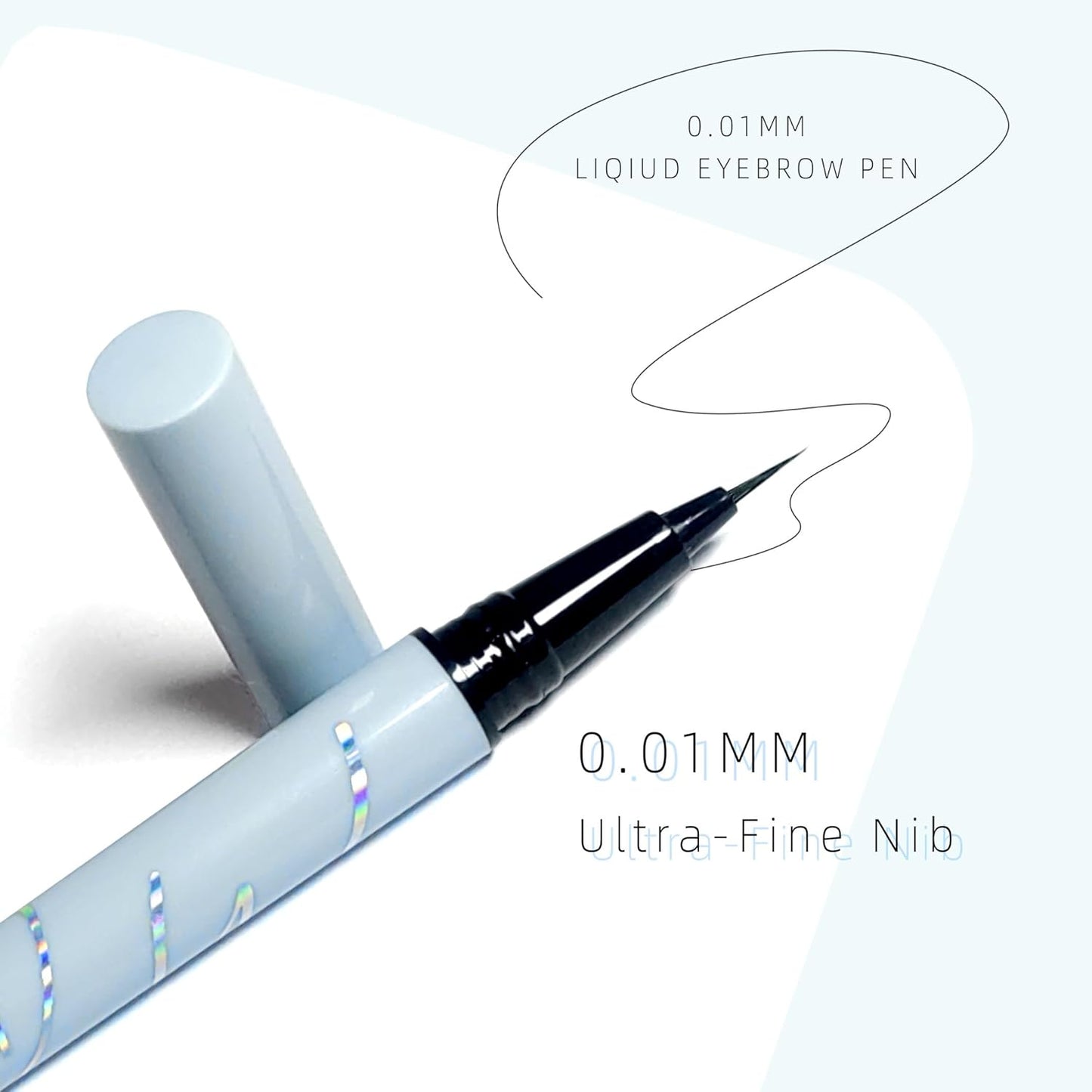 Ultra-fine Waterproof Lift & Snatch Liquid Eyebrow Pen, 5 Colors, Dark Brown, Long Lasting Smooth Soft Eye Brow Tint, Natural Eyebrow Tint (3-Tea brown)