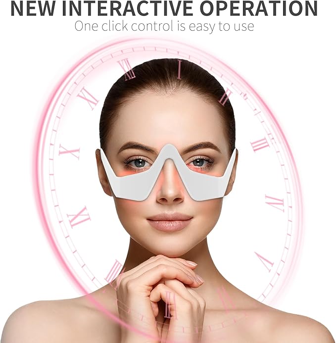 Under Eyes Red Light Therapy, Neodiva Therapy Advanced Under-Eye Renewal Therapy, Microcurrent Eye Beauty Device, Diminishes Dark Circles and Wrinkles