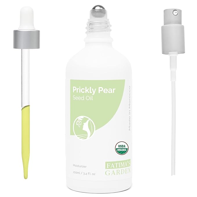Fatima's Garden Prickly Pear Seed Oil - Organic Anti-Aging Serum, 100ml