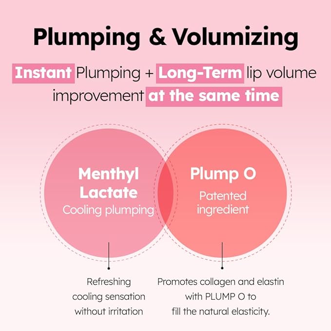 skybottle Volumizing Color Lip Balm #03 Adore Pink, Lip Plumper, Tinted Chapstick, Clean Lip Gloss, Natural Makeup, Korean Lip Balm, Girls Valentine Gift, 0.12oz