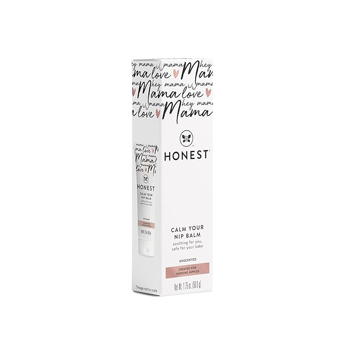 The Honest Company Honest Mama Calm Your Nip Balm | Nourishing, Soothing Nipple Cream for Nursing | Naturally Derived + Safe for Sensitive Skin | 1.75 fl oz