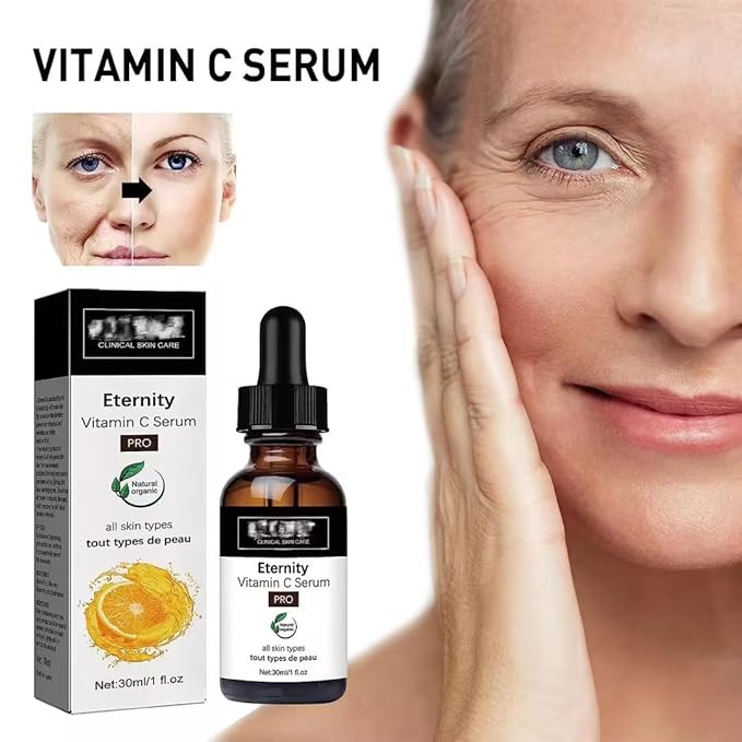3PCS eternity vitamin c serum,Dark Spot Corrector Daily Face Serum，Vitamin C Serum for Face with Hyaluronic Acid