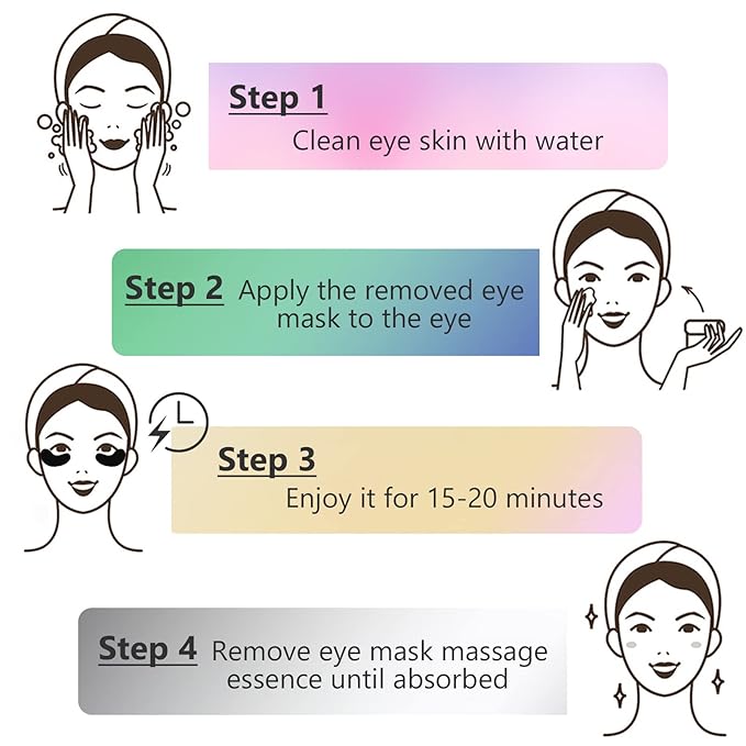 Under Eye Patches -30 Pairs Sakura Essence Eye Mask for Puffy Eyes,Reducing Dark Circles,Anti-Aging & Refreshing, Collagen Eye Mask for Moisturizing,Sakura Pink