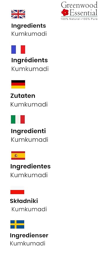 Pure Kumkumadi Oil For Blemishes Free and Radiant Skin with Glass Dropper Premium Therapeutic Grade for Hair, Skin & Aromatherapy 10ml(0.33 oz)