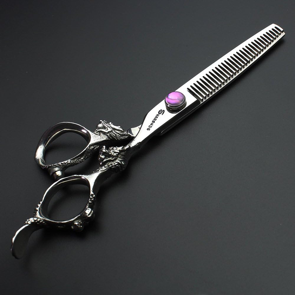 6/7/7.5/8/9 inch Japanese 440C Styling Studio Scissors Barber Professional Styling Tool Set Scissors (6-inch Thin Scissors)