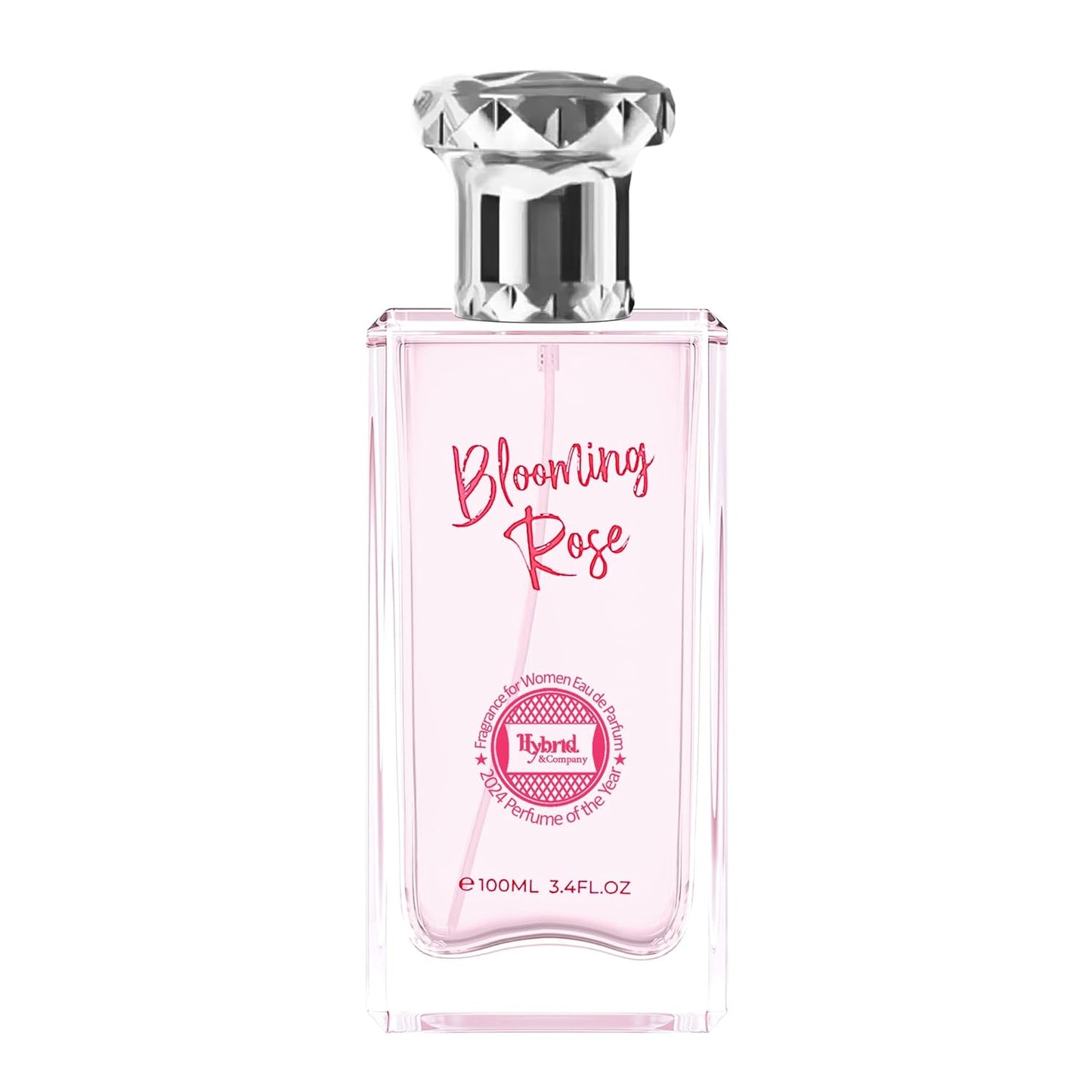 Hybrid & Company Women Blooming Rose Pour Femme Eau De Parfum Vaporisateur Natural Spray 3.4 Fl Oz