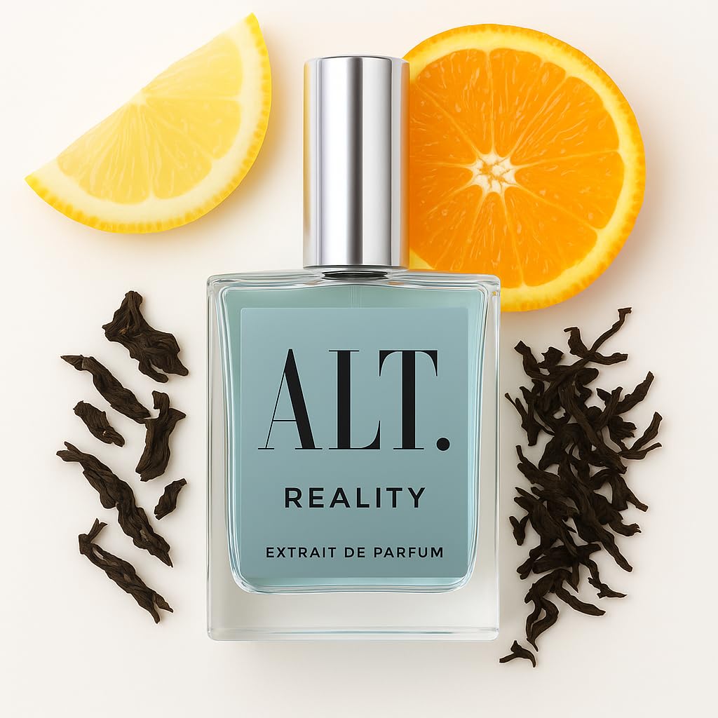 ALT. FRAGRANCES Reality 100ml Extrait de Parfum - Long Lasting Unisex Fragrance with Fresh Citrus Scent, Inspired By Perfume