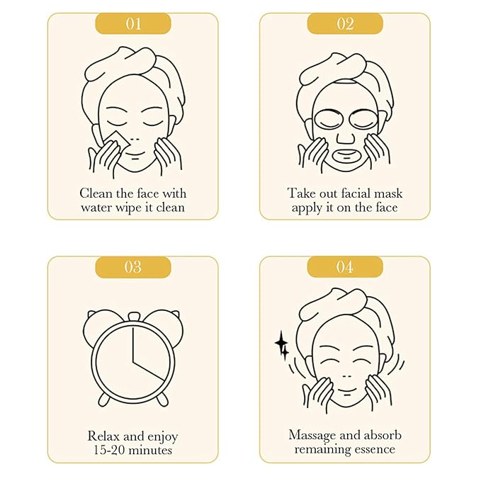 BIOAQUA Facial Mask Firming Deeply Nourish Moisturizing 98% Natural Extract Hydrating Face Mask 5PCS Set (Rose Extract (Anti-Oxygen))