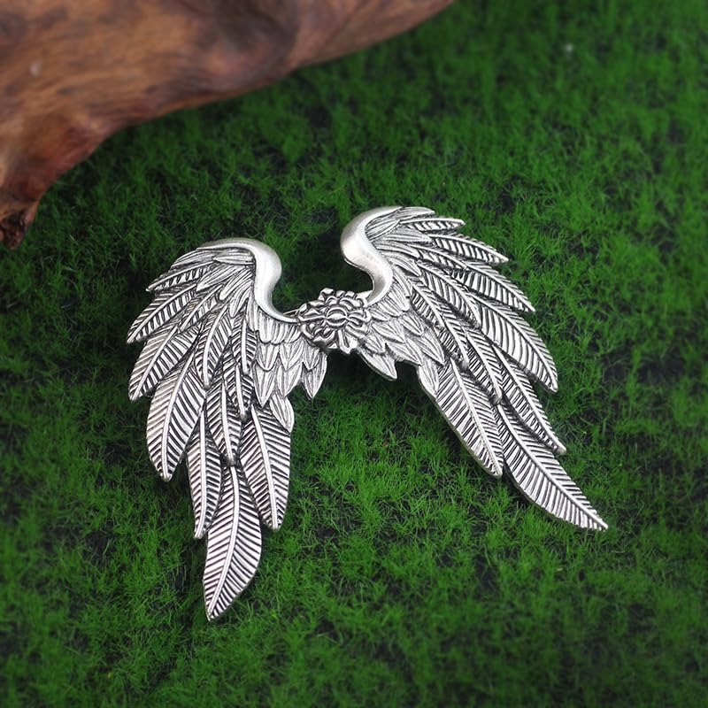 2PCS Gothic Angel Wing Hair Clips – Halloween Hair Accessories for Women, Spooky Goth Hair Clips, Witch Hair Accessories, Gothic Hair Barrettes