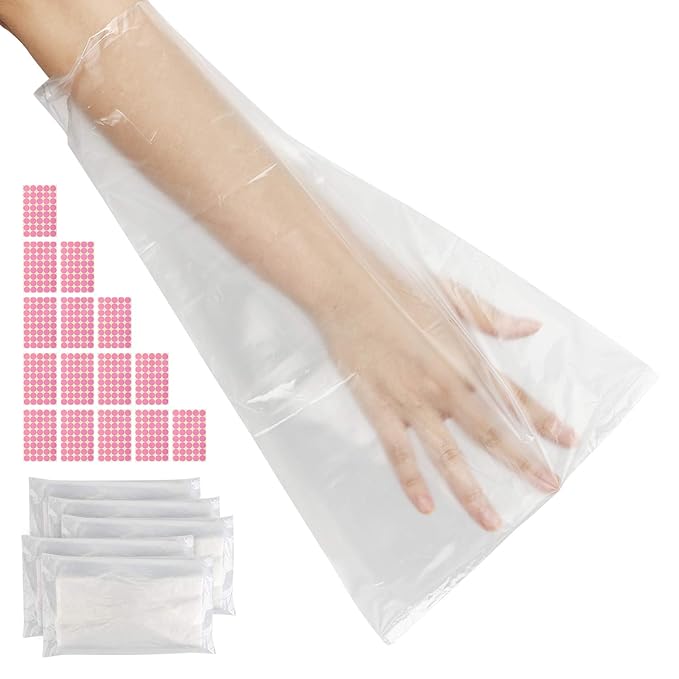 Segbeauty Paraffin Wax Bags for Hands & Feet, 500 Counts Plastic Paraffin Wax Liners, Disposable thera-py Wax Refill Sock Glove Paraffin Bath Mitt Cover for Wax treat-ment Paraffin Wax Machine