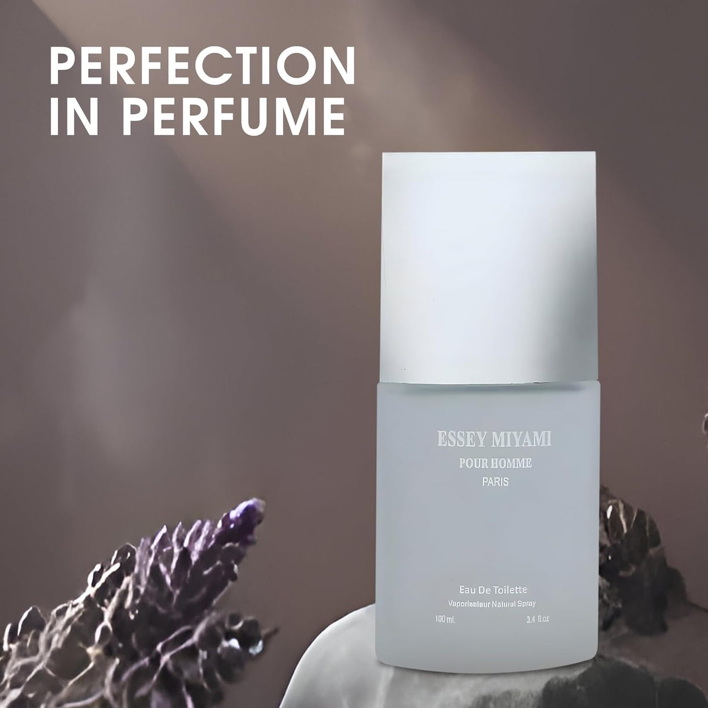 Men's Cologne Essey Miyamie Long Lasting Romatic Scent With A Modern Twist Perfume For Men, 3.4Fl Oz Eau De Toilette For Refined Occasions