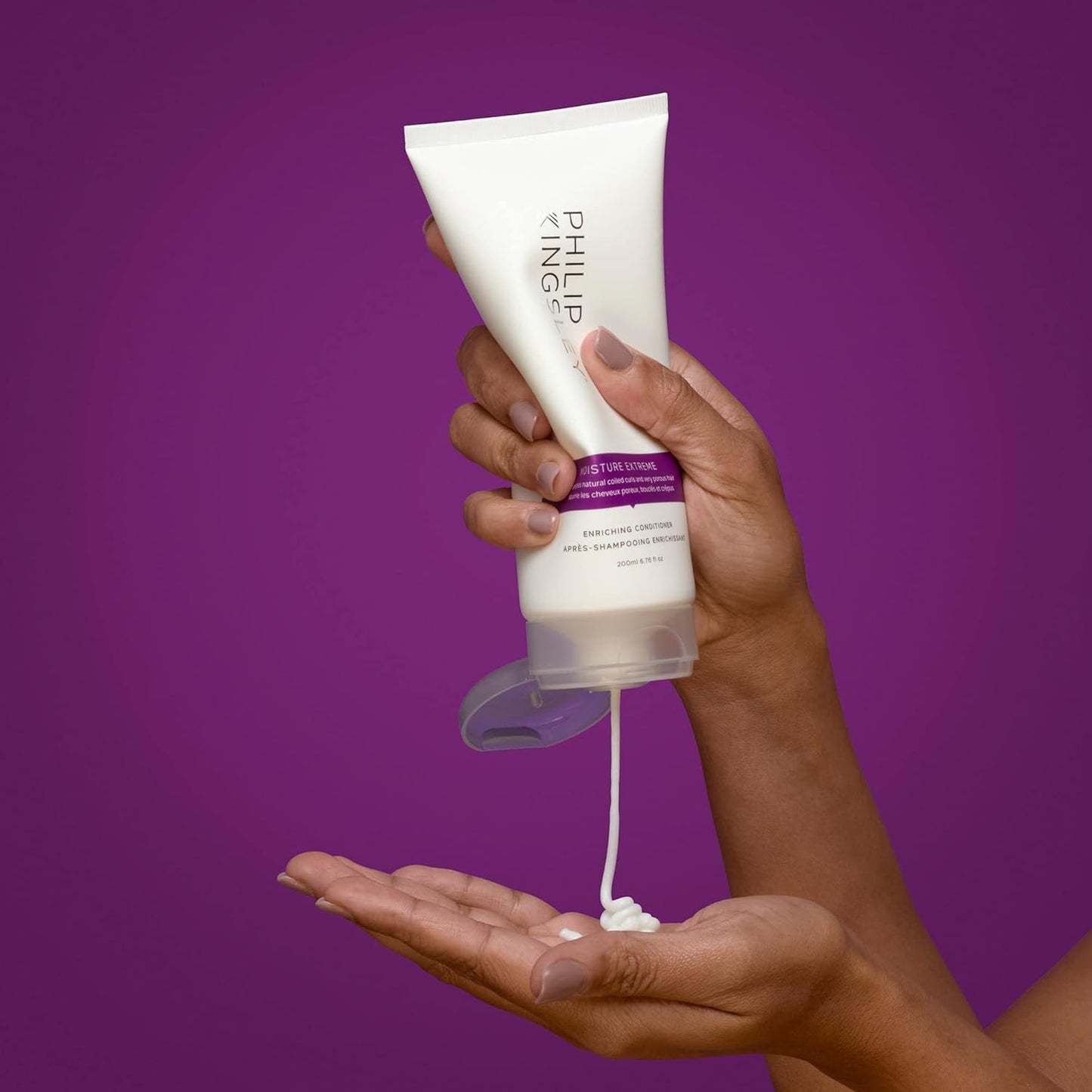 PHILIP KINGSLEY | Moisture Extreme Enriching Conditioner | For Curly, Dry, Damaged Hair | Moisturizes, Hydrates and Adds Shine| Detangles and Controls Frizz, Adds Shine | 6.76oz