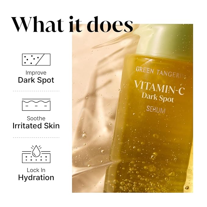 GOODAL Green Tangerine Vitamin C Travel Size, Gift Set, Trial Kits, Serum & Toner & Cream Skincare Sets