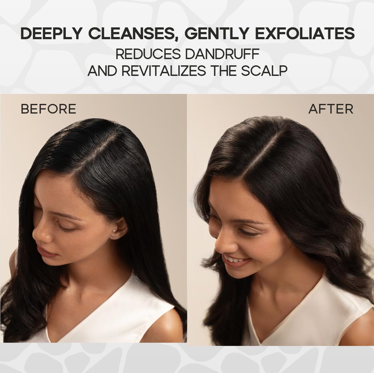 HALOVIDA Sea Salt Rosemary & Mint Scalp Scrub, Clean Silicon Oil-Free, Itchy Relief Scalp Treatment for Dandruff, Gently Exfoliator Cruelty-Free, Relieves Dryness, Promotes Hair Growth