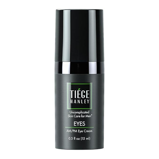 Tiege Hanley Mens Under Eye Cream for Dark Circles, EYES (2-Pack) - Eye Cream for Puffiness & Bags Under Eyes - Firming Anti-Aging Eye Wrinkle & Fine Lines Cream - Tightening Eye Bags Treatment (2)