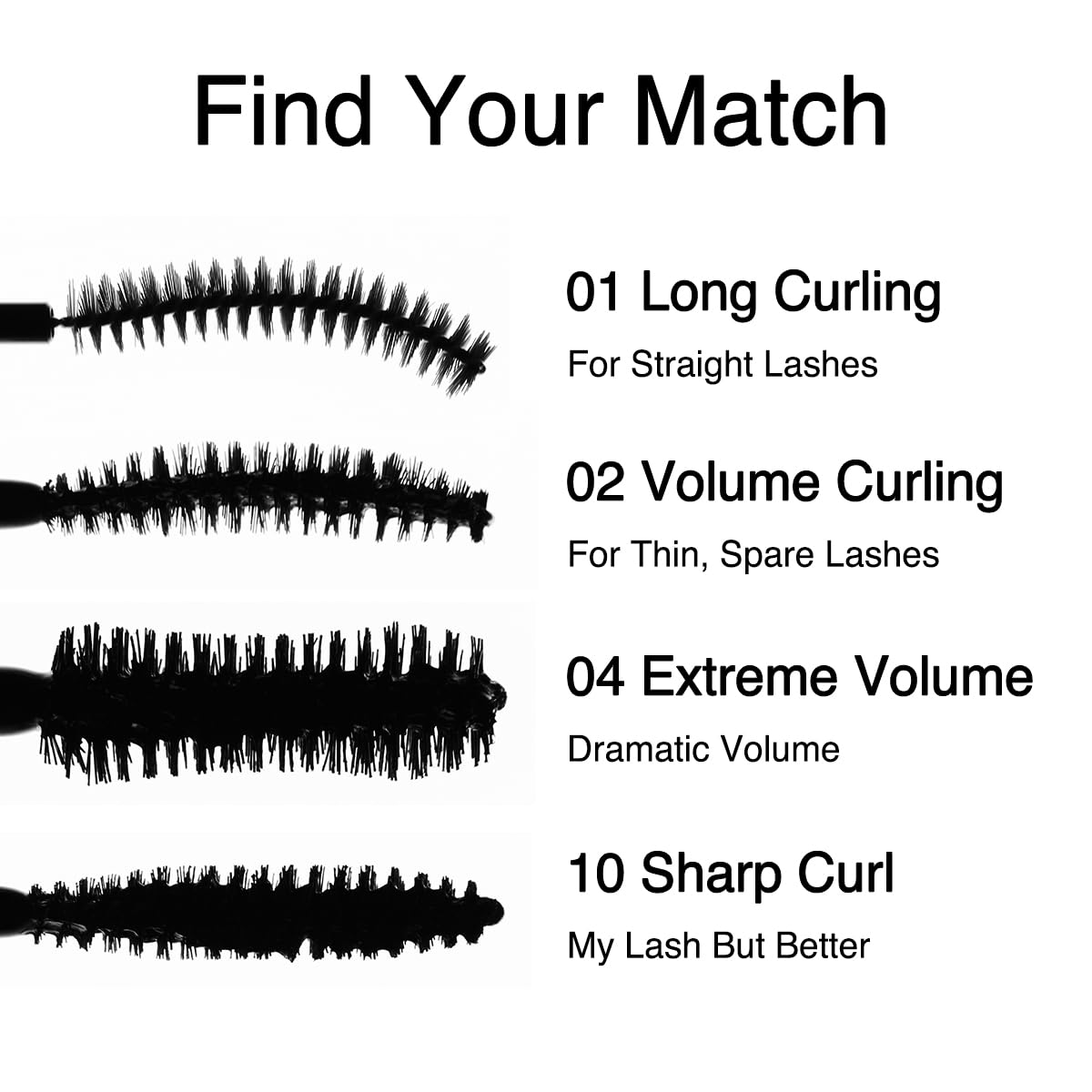 CLIO Kill Lash Superproof Mascara, Waterproof Mascara Black, Volumizing for Natural Curling Eyelash, Long-Lasting, Clump & Smudge-Free, for Sensitive Eyes, Korean Makeup Beauty (002 Volume Curling)