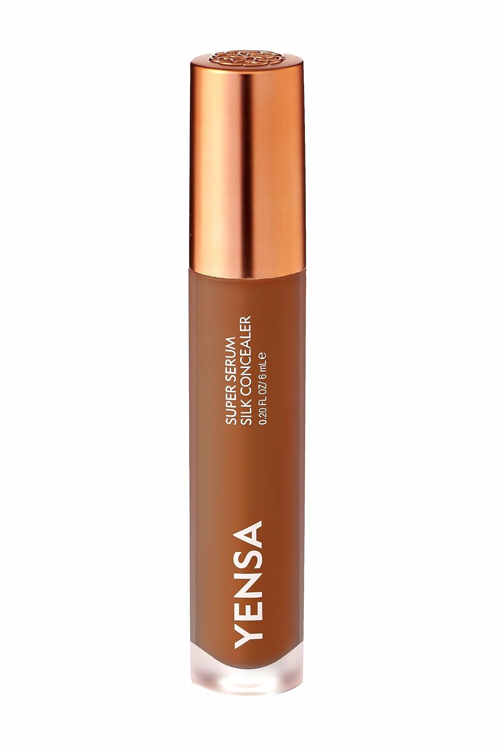 YENSA Super Serum Silk Concealer - Full Coverage Undereye Concealer & Peptides Serum for Face - Enriched with Vitamins C & E, Bakuchiol & Superfoods to Boost Radiance - Deep 1 (0.2 Fl oz)