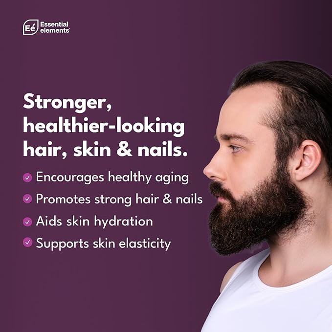 Essential Elements Hydrolyzed Collagen Powder - Joint, Skin, Hair, and Nail Support | Types I & III Peptides | Preservative-Free, Grass-Fed, Hormone-Free, Dissolves Easily (2-Pack)