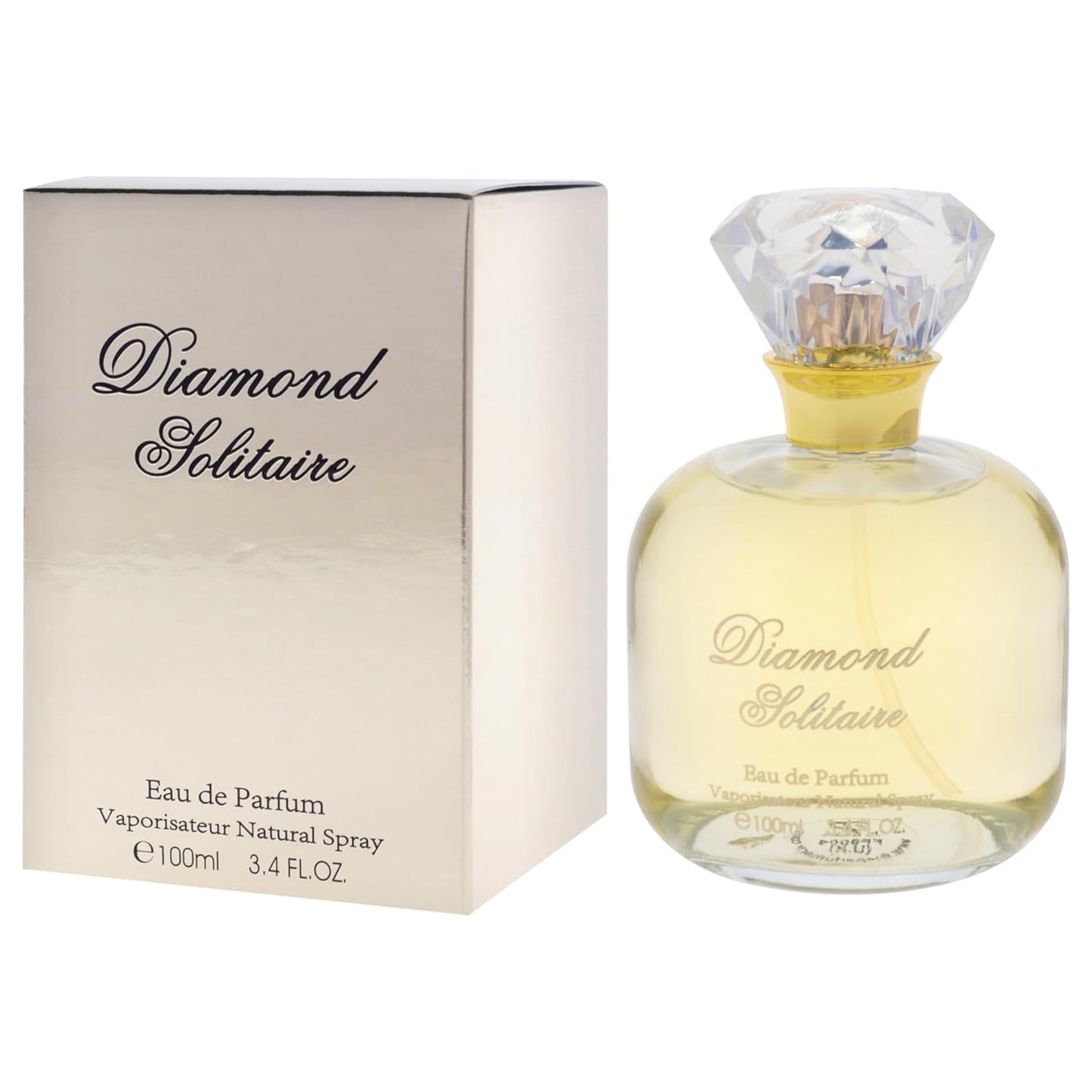 Diamond Solitaire - Long Lasting Perfume for Women - Floral Fragrances - Eau de Parfum - Bergamot, Rose Perfume for Women - 3.4 oz