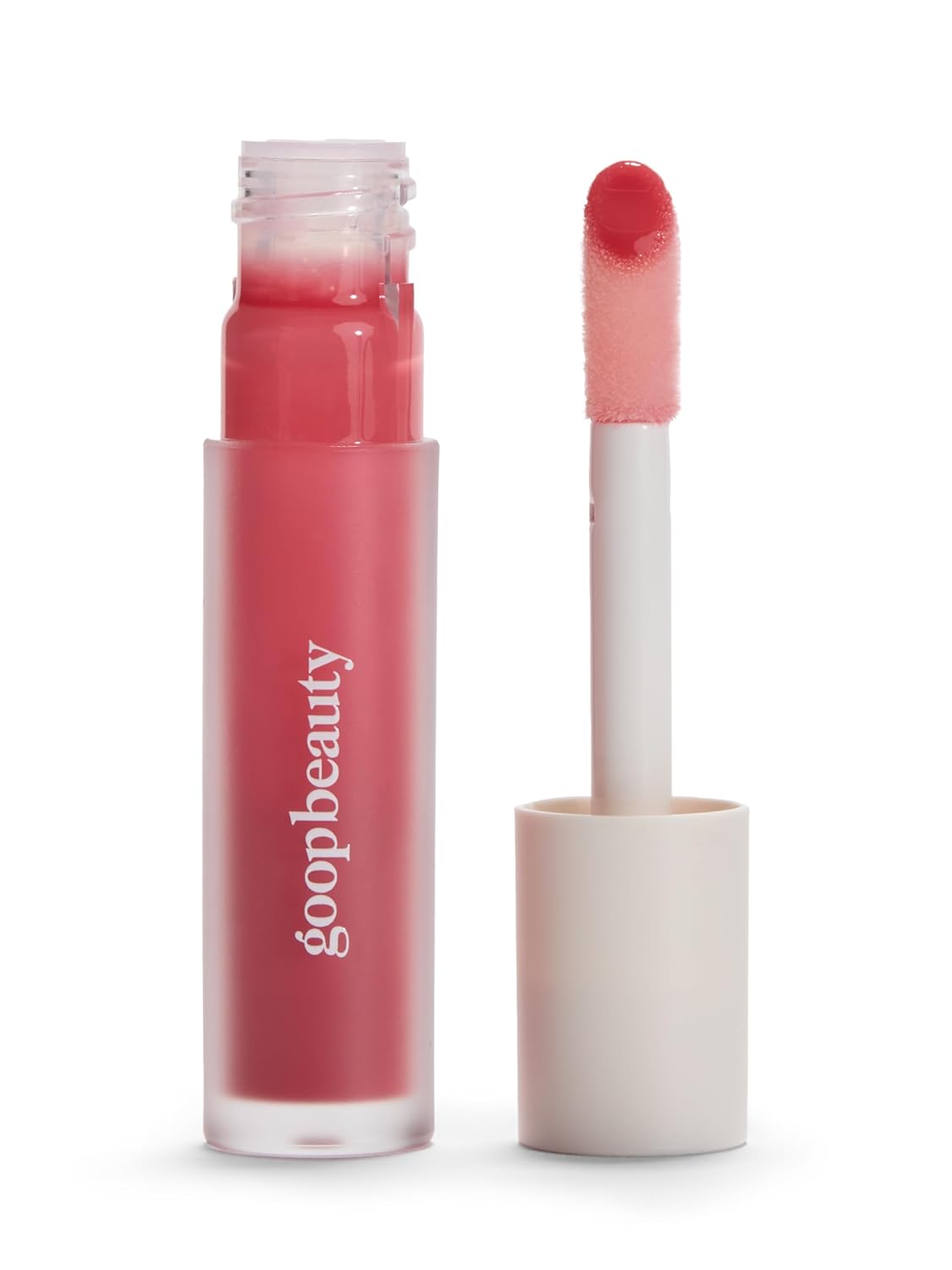 goop Beauty Hydra-Barrier Gel Gloss | Hydrating Lip Gloss to Moisturize & Plump Lips | Hyaluronic Acid & Vitamin E | Blossom - Sheer Petal Pink | 0.13 oz