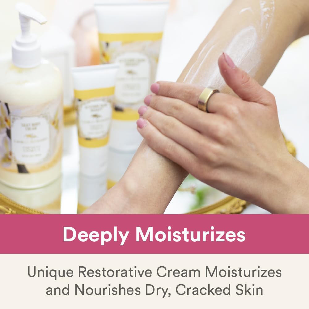 Camille Beckman Glycerine Hand Therapy Cream, Strawberry Italian Soda, Ultra Moisturizing Hand Cream for Dry, Cracked Hands, Non-Greasy, Paraben-Free, Made in USA,1.35 Ounce