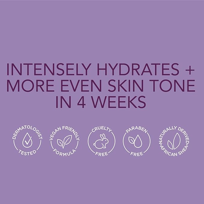 Jergens Shea and Cocoa Whipped Body Butter Lotion, Tone Enriching Hand And Body Lotion for Dry Skin, with Vitamins B3 & E, 8.5 Oz