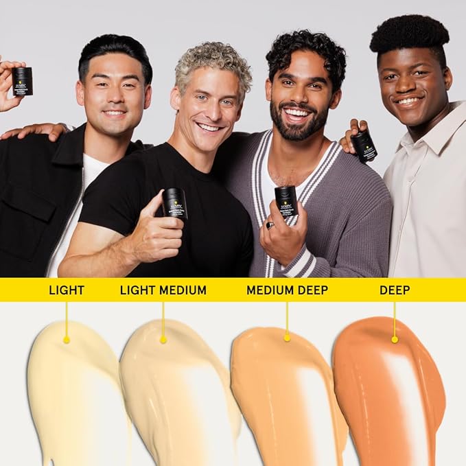 Lumin Instant Dark Circle Corrector for Men (Not A Concealer), Brightens Eyes, Reduce Dark Circles, Puffiness, Under Eye Men Makeup, Men's Eye Cream, Perfect for Light-Medium Skin Tones, 20mL