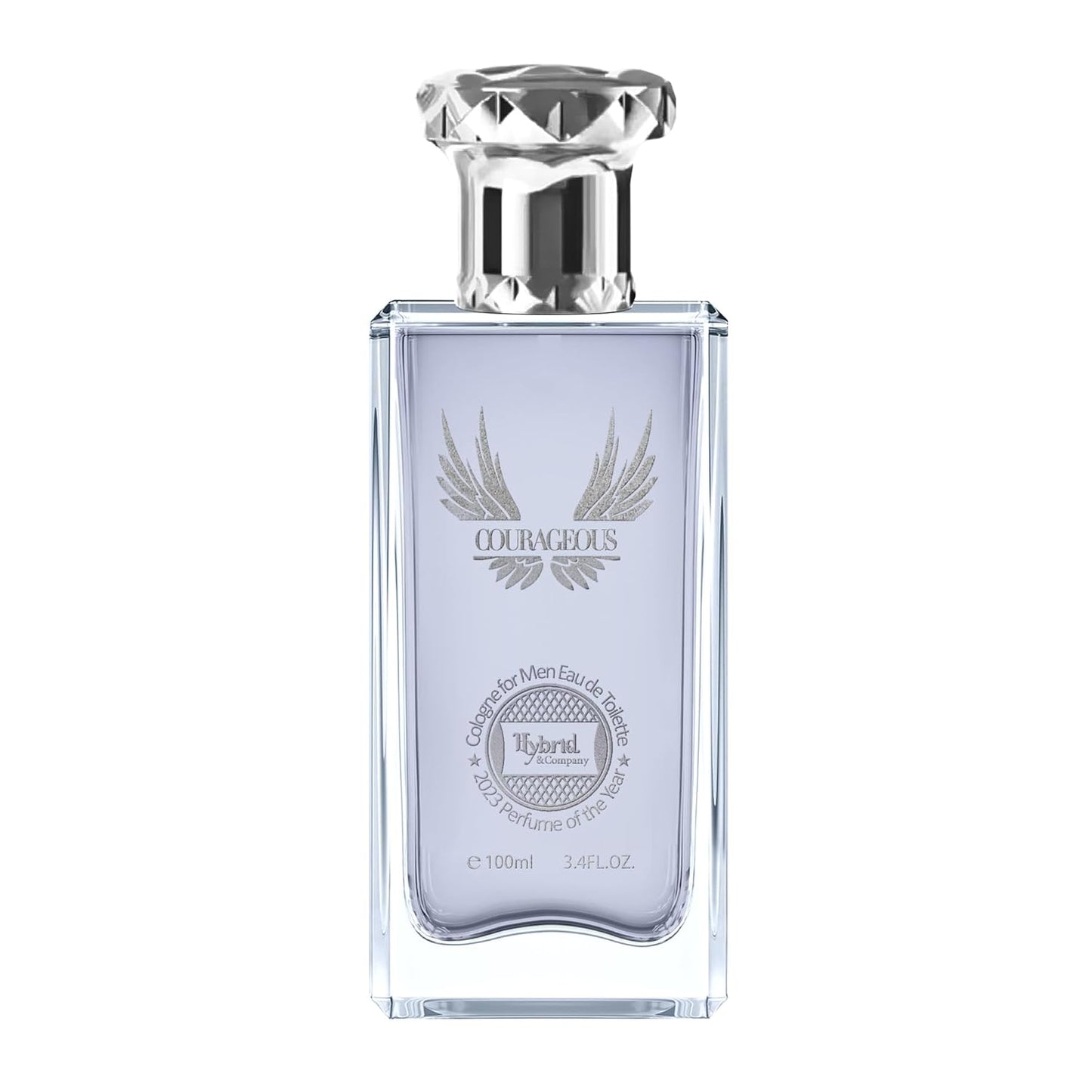 Hybrid & Company Courageous Pour Homme Eau De Toilette Natural Spray Vaporisateur,3.4FL.OZ