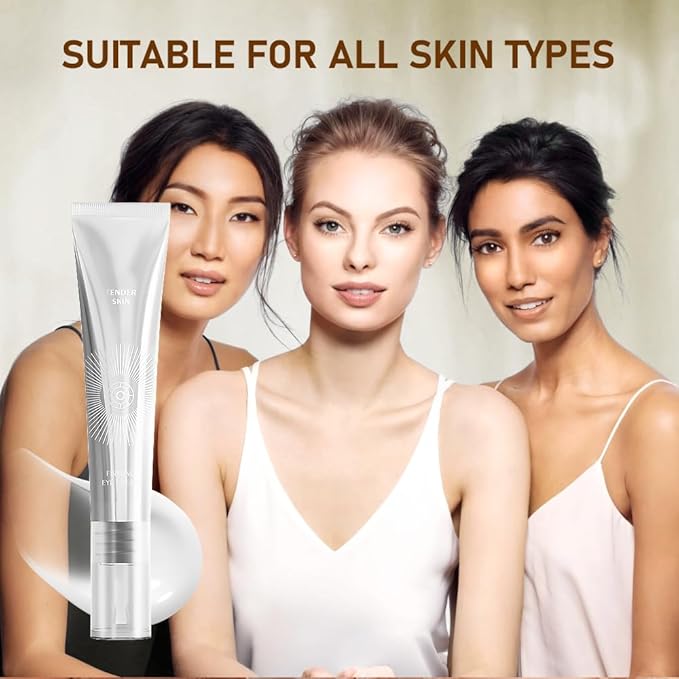 Niacinamide Eye Cream for Dark Circles & Puffiness – Hydrating Under Eye Treatment for Fine Lines & Wrinkles – Firming & Anti-Aging – Sensitive Skin Safe, Fragrance-Free