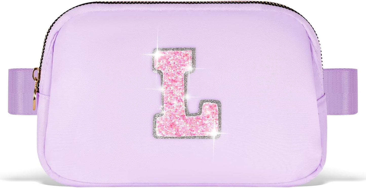 Graduation Gifts for Girls Teens Kids Women Her - 2025 Graduation Gifts,Belt Bag Cute Trendy Stuff Graduation Essentials Accessories | Lavender,Initial L